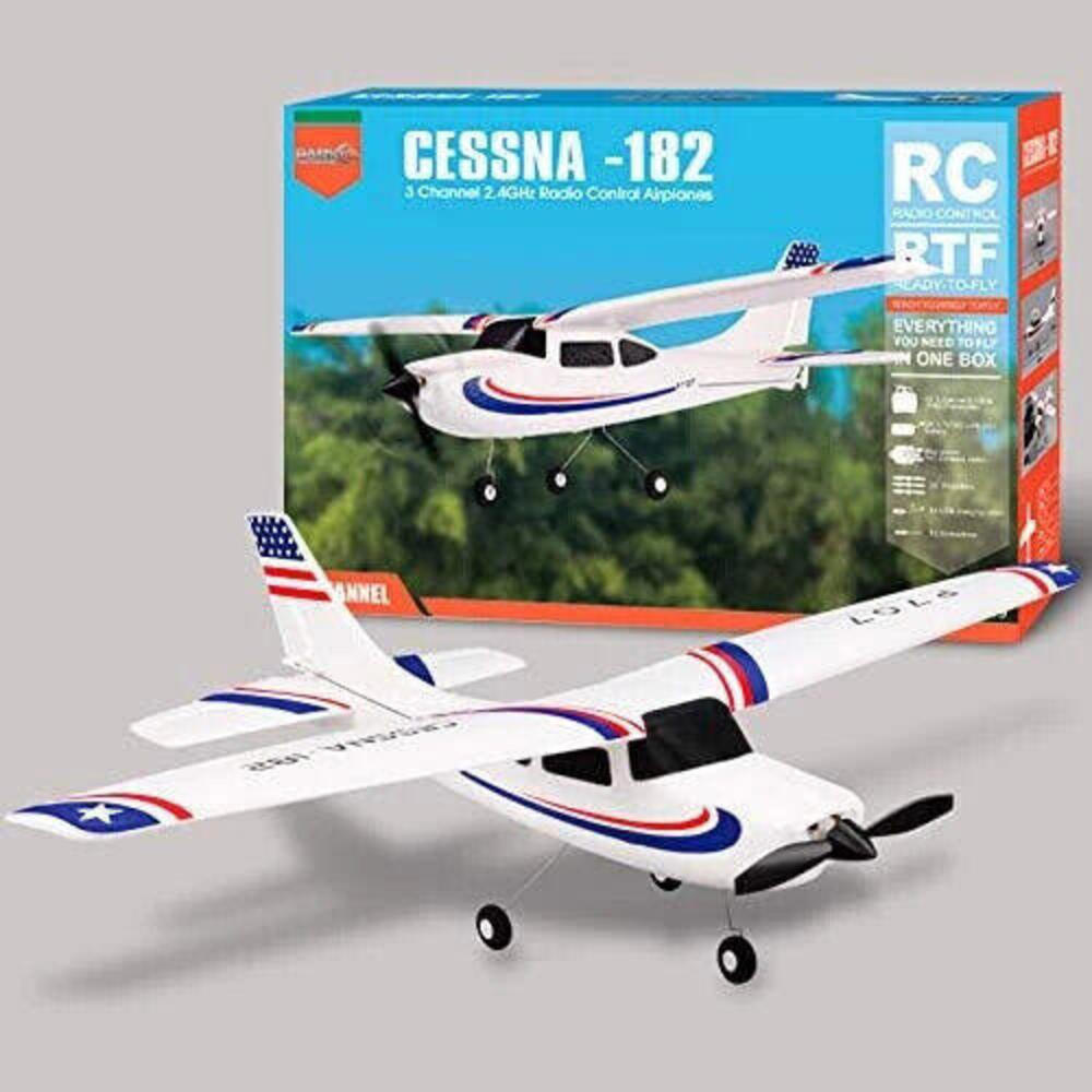 New 3Ch Radio Control Airplane 2.4G Cessna‎ 182 Ready To Fly
